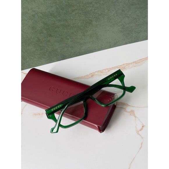 NEW Gucci GG0963O Green Unisex Eyeglass Frames main image 6